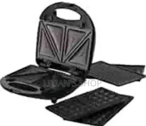 Hoffman Waffles Sandwich and Grill Pan 3 In1