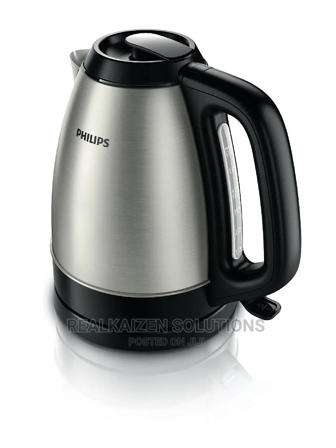 PHILIPS 1.5L Brushed Metal Rust Resistant Kettle 2200W