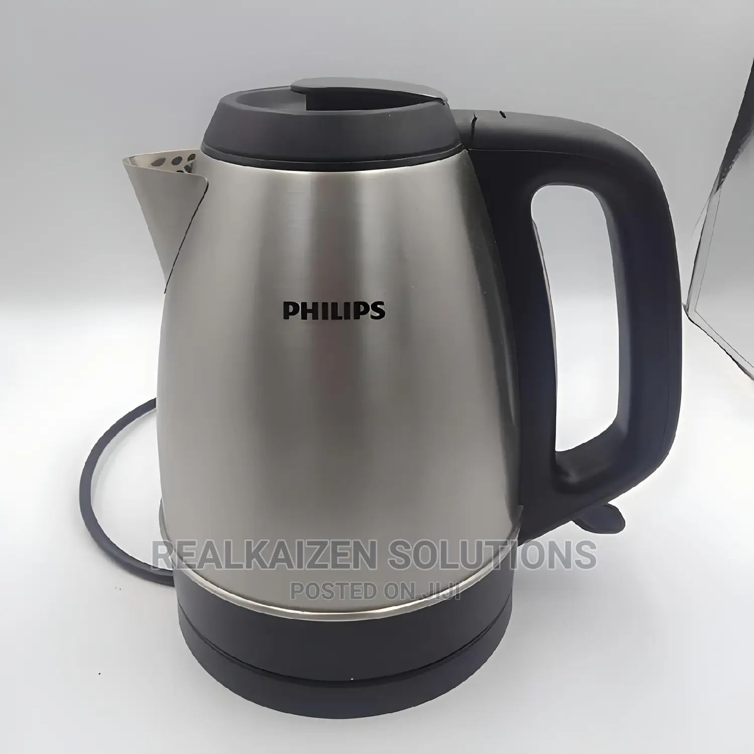 PHILIPS 1.5L Brushed Metal Rust Resistant Kettle 2200W