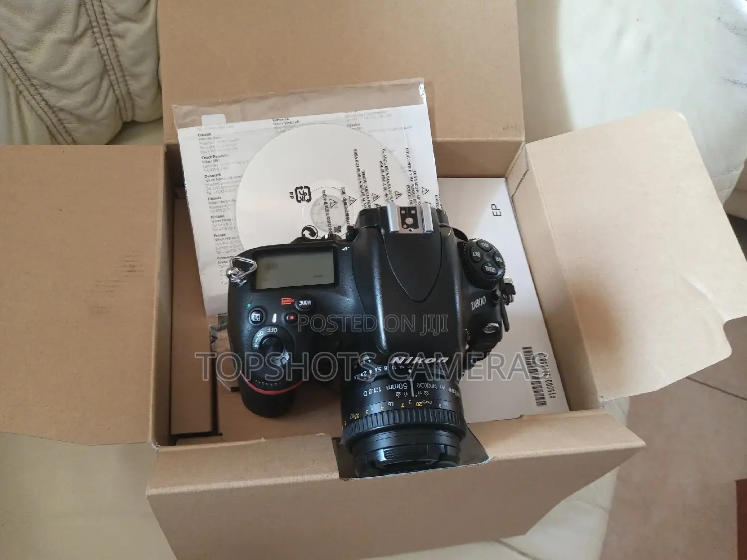 Nikon D800 With 50mm Lens