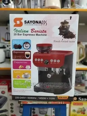 SAYONA 4-In-1 || 20 Bar Espresso/Coffee Machines || SEM-4449