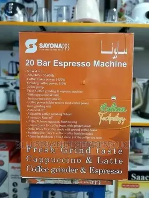 SAYONA 4-In-1 || 20 Bar Espresso/Coffee Machines || SEM-4449
