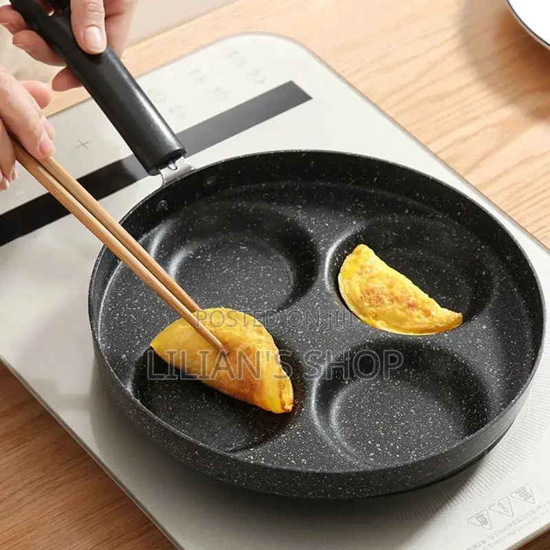 Circular 4 Dimples Nonsticky Frying Pan