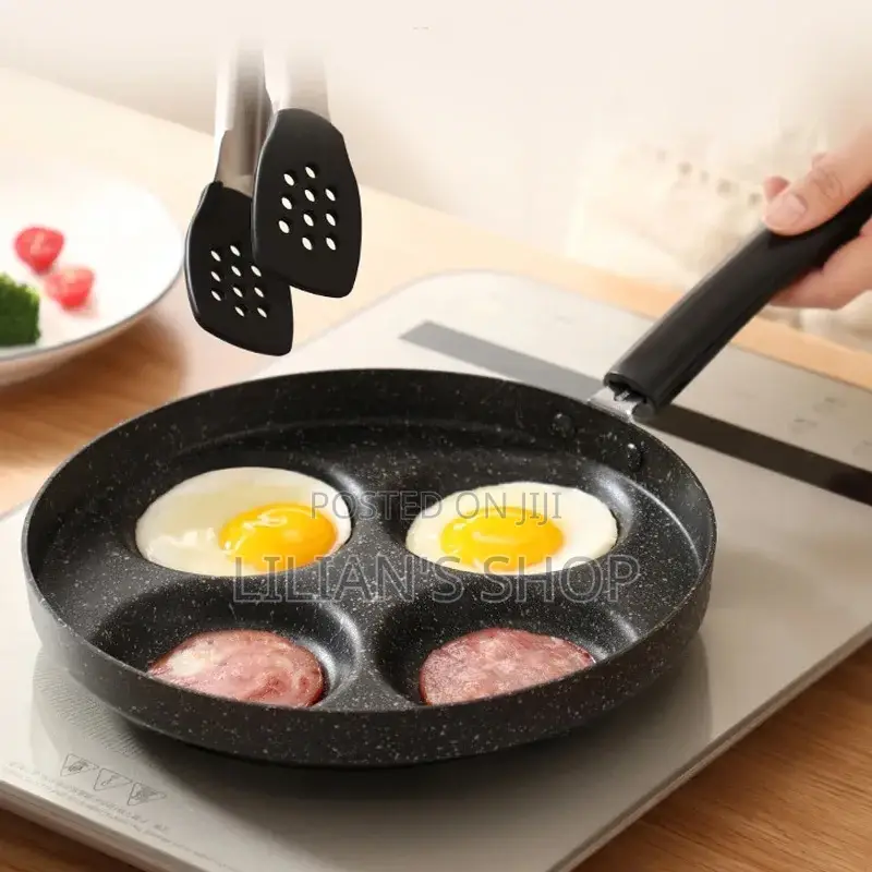 Circular 4 Dimples Nonsticky Frying Pan