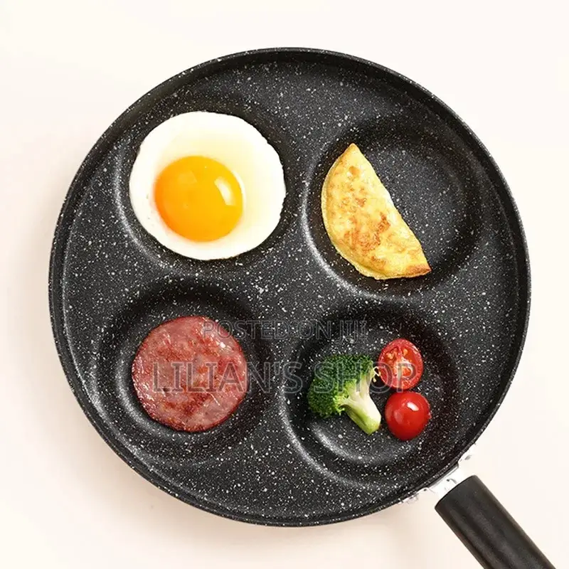Circular 4 Dimples Nonsticky Frying Pan