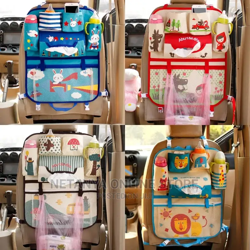 Cartoon Car Seat Back Organizer