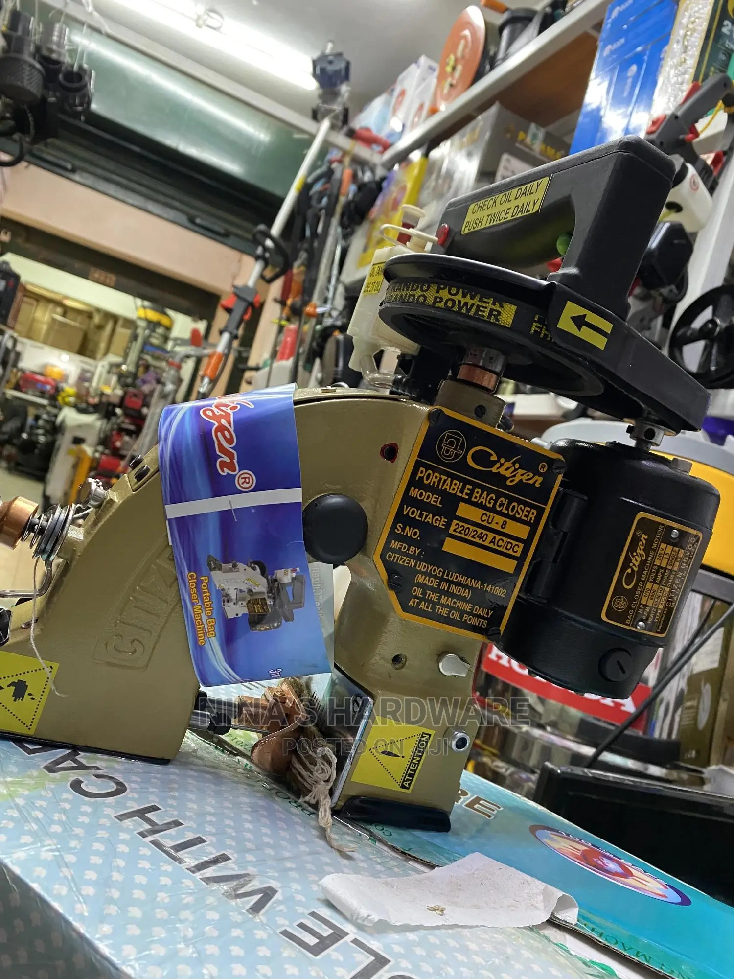 Portable Bag Closer Machine