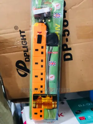 Black And Yellow Heavy-duty Extension Cacle