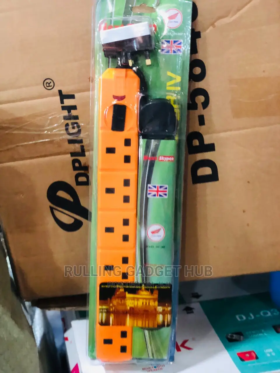 Black And Yellow Heavy-duty Extension Cacle