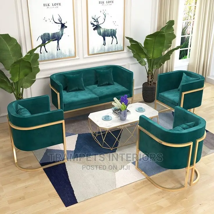 Sofa /Golden High Metallic Sofa Call