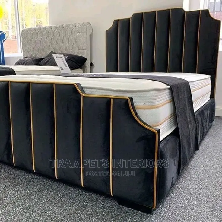 Beds/ Modern Gold and Black Bed Design Call