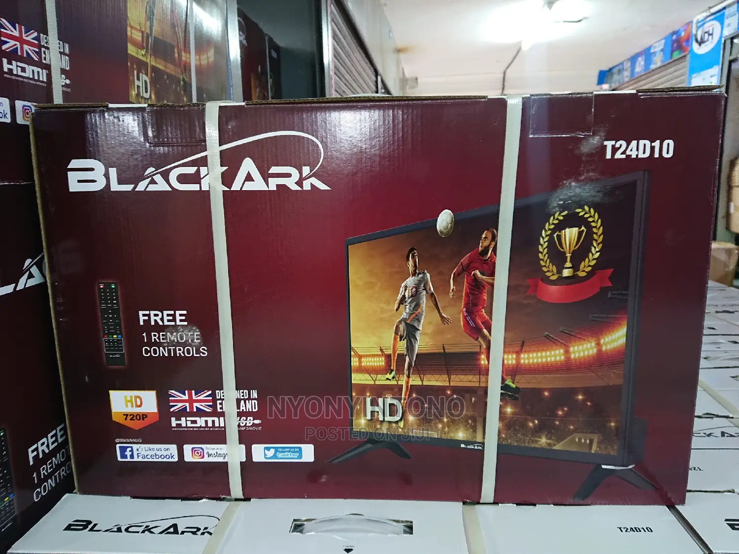 Black Ark 32" Digital Tv Designed in England