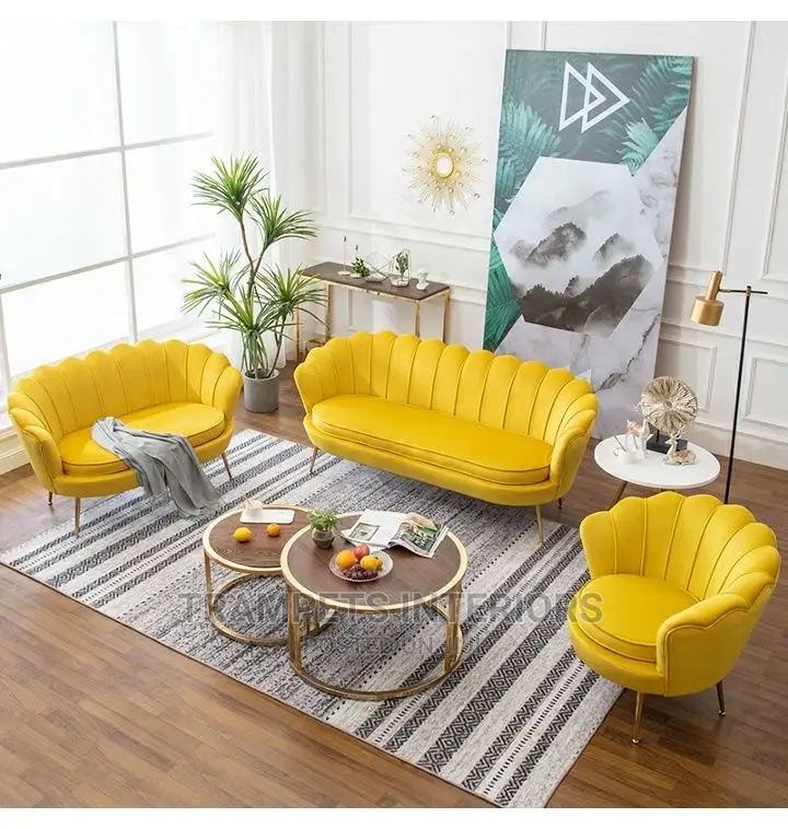Sofas/Sofa Sets/Tufted Sofa Set Couches in Any Colour