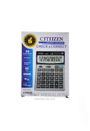 Business Calculator. Extra Large Display- 12 Digits