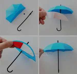 6pcs Self Sticking Umbrella Hooks