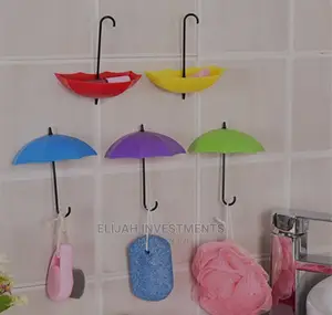 6pcs Self Sticking Umbrella Hooks
