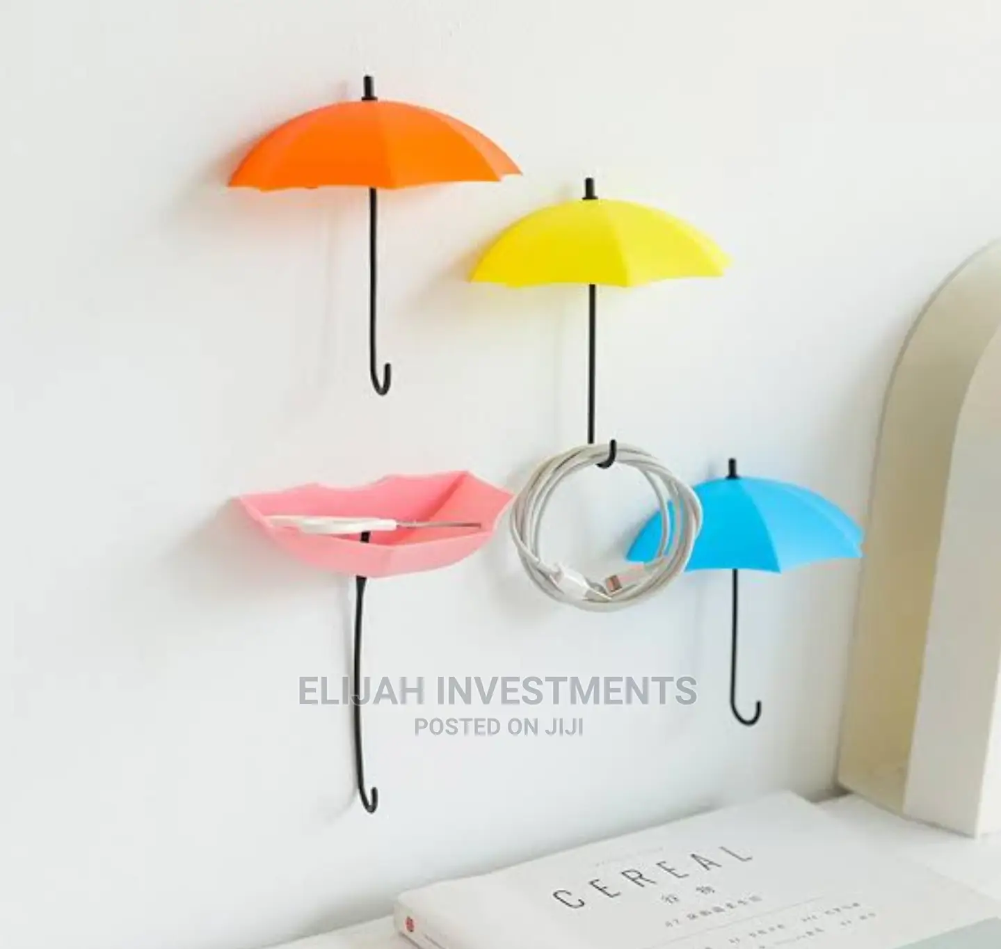 6pcs Self Sticking Umbrella Hooks