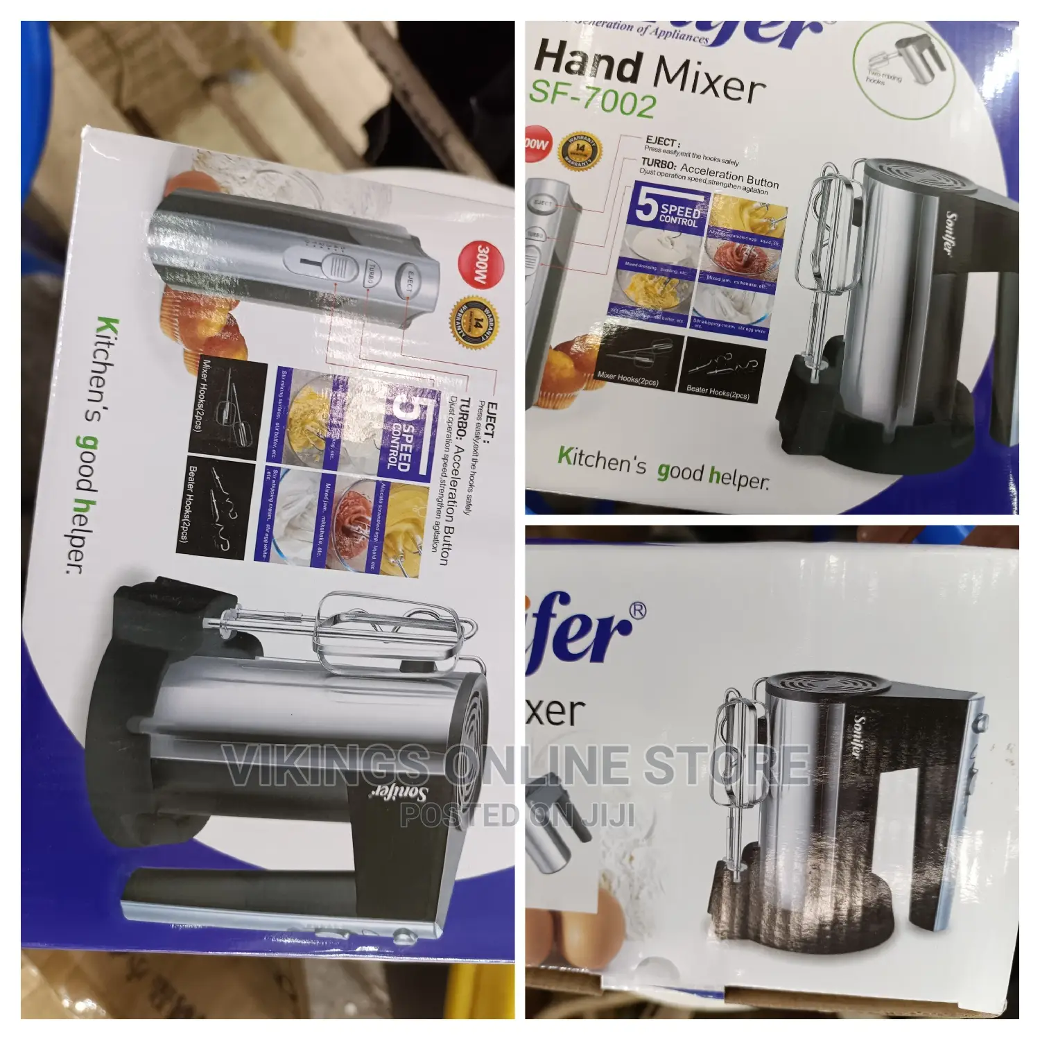 2 in 1 Sonifer Multifunctional Hand Mixer.
