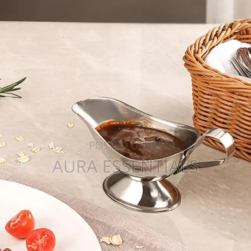 Metallic Sauce Boat