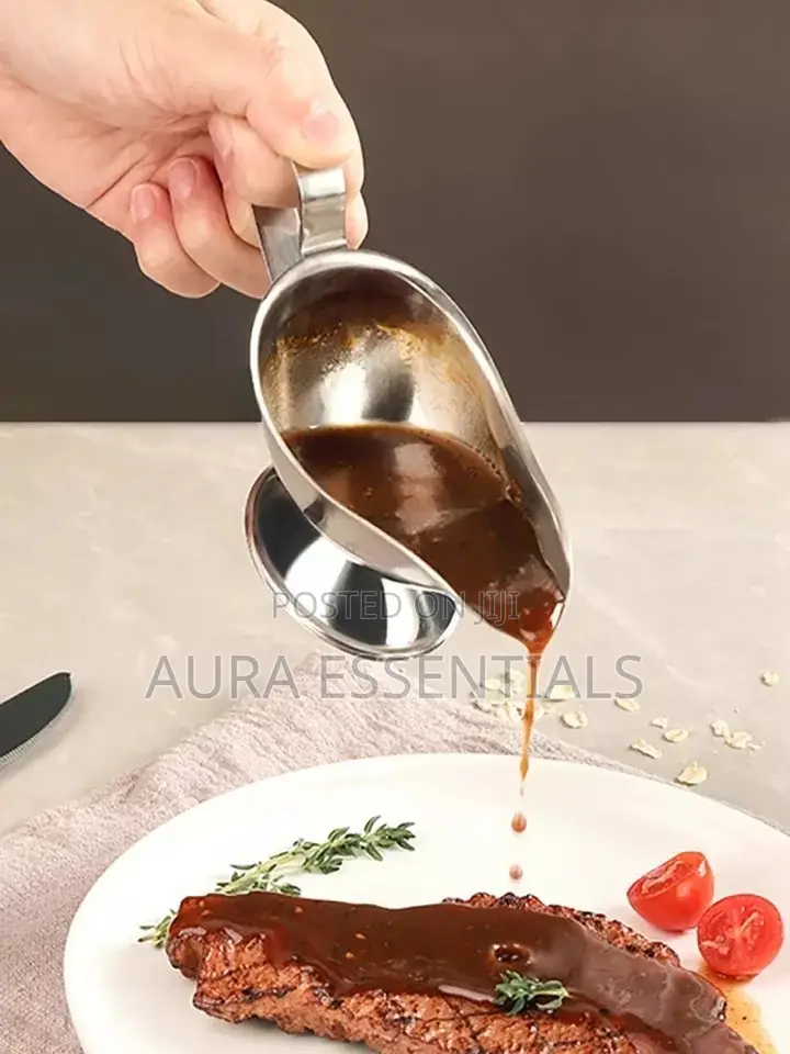 Metallic Sauce Boat