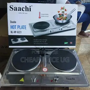 Saachi Double Hot Plate /Cooker With Adjustable Thermostat