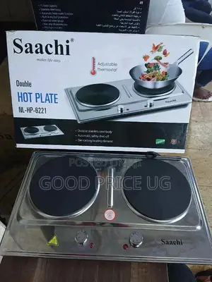 Saachi Double Hot Plate /Cooker With Adjustable Thermostat