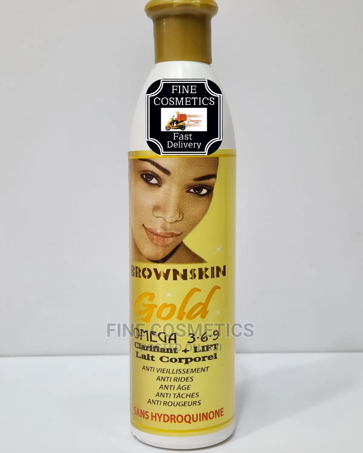 Brown Skin Gold Lotion Omega 3-6-9 Whiteng Anti-Aging Lotion