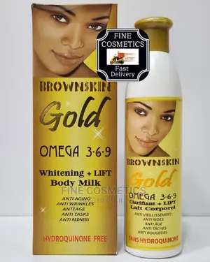 Brown Skin Gold Lotion Omega 3-6-9 Whiteng Anti-Aging Lotion