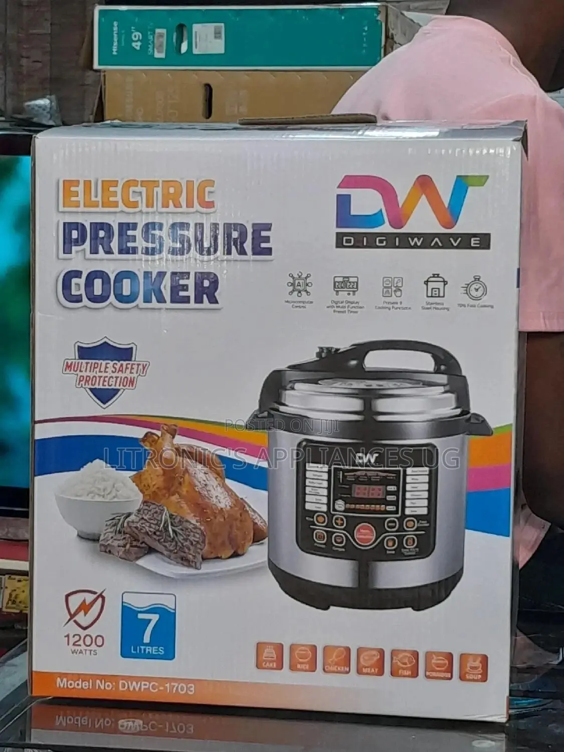Digital Wave Electric Pressure Cooker