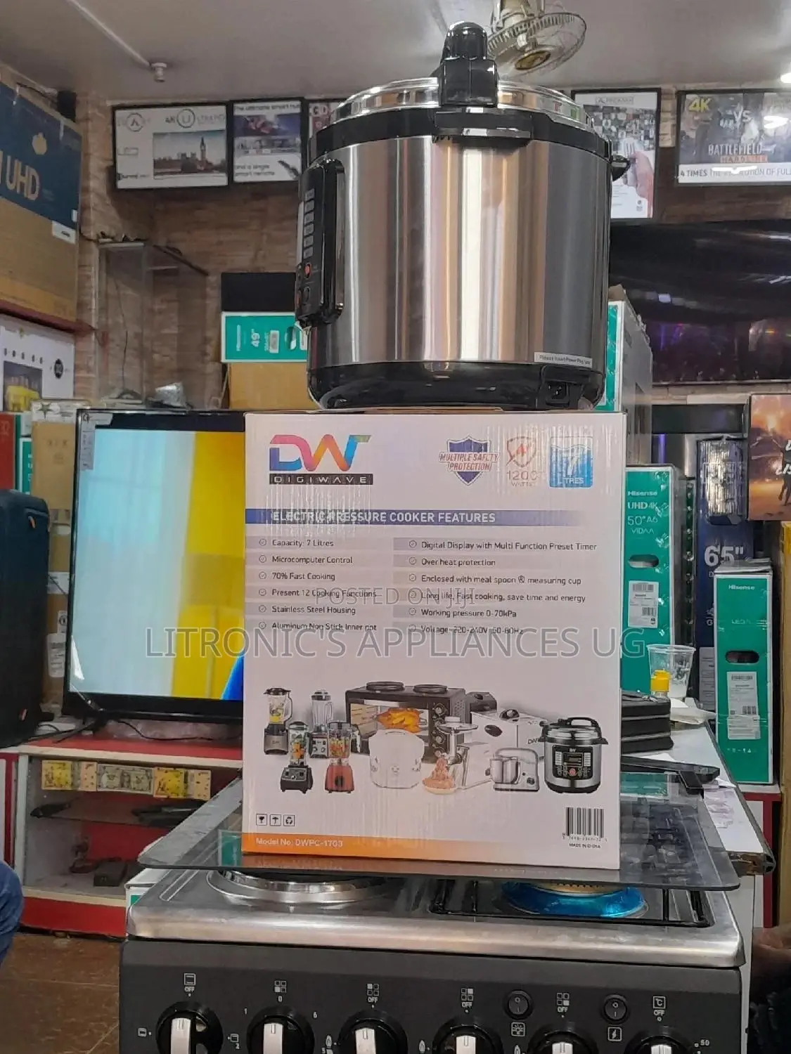 7litre Digital Wave Pressure Electric Cooker
