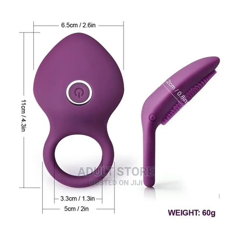 Penis Cock Ring Vibrator Clitoris Gspot Vagina Pussy Orgasm