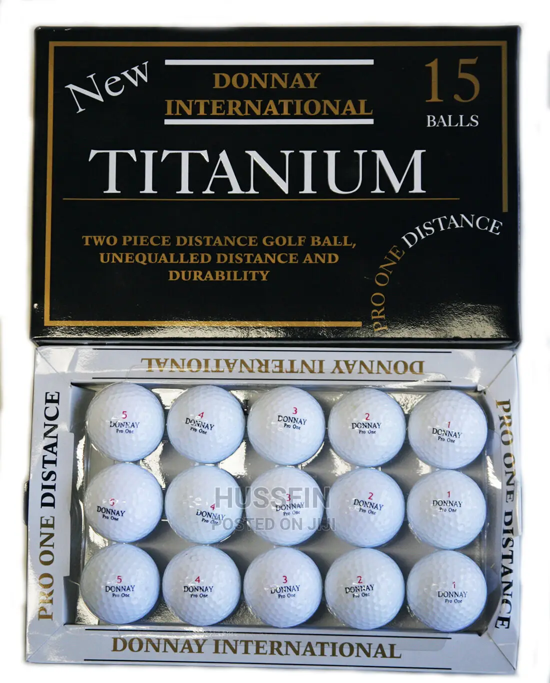 Golf Balls 15 DONNAY INTERNATIONAL Titanium Pro One