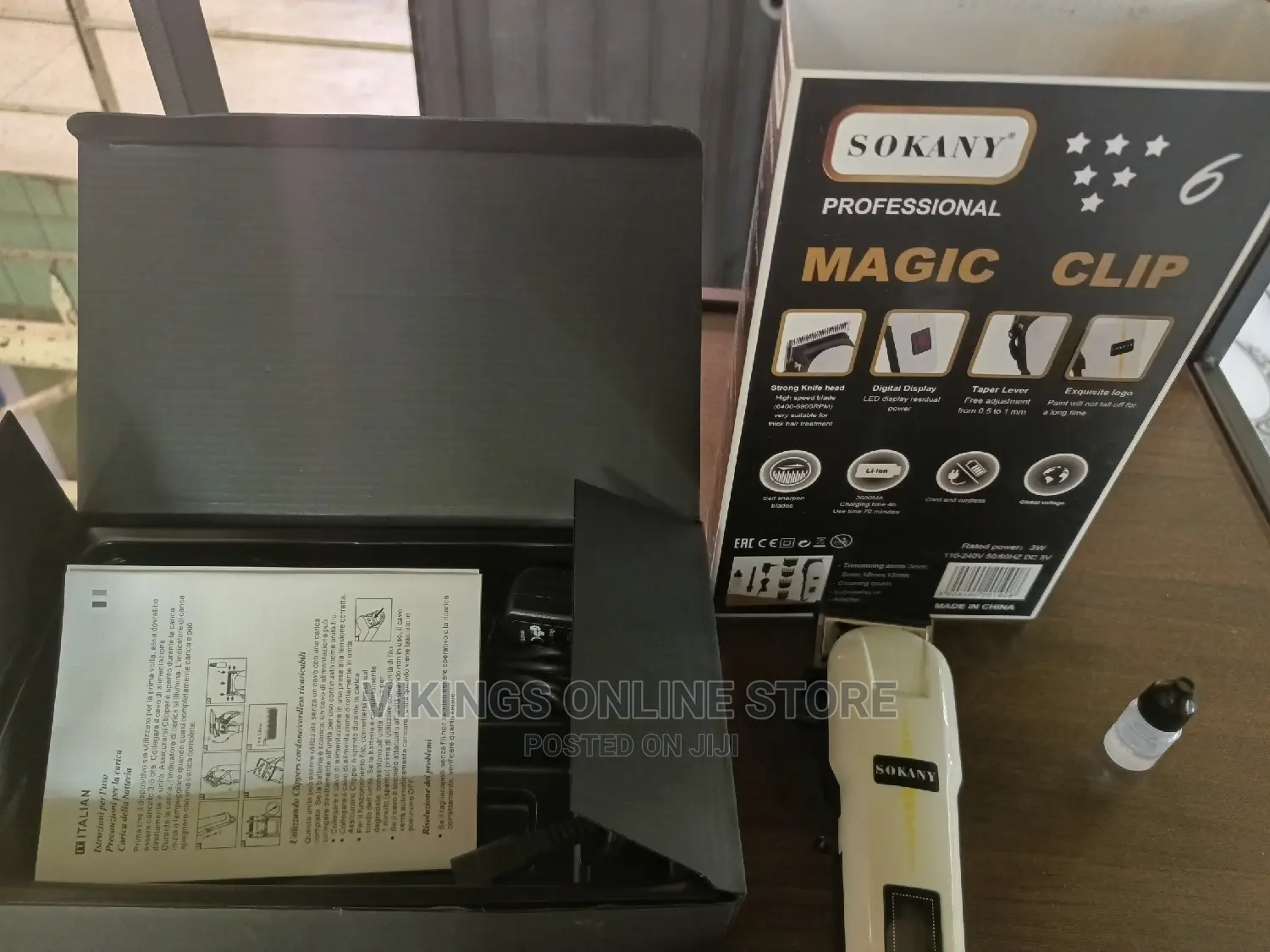 Sokany Rechargeable Professional Magic Clip