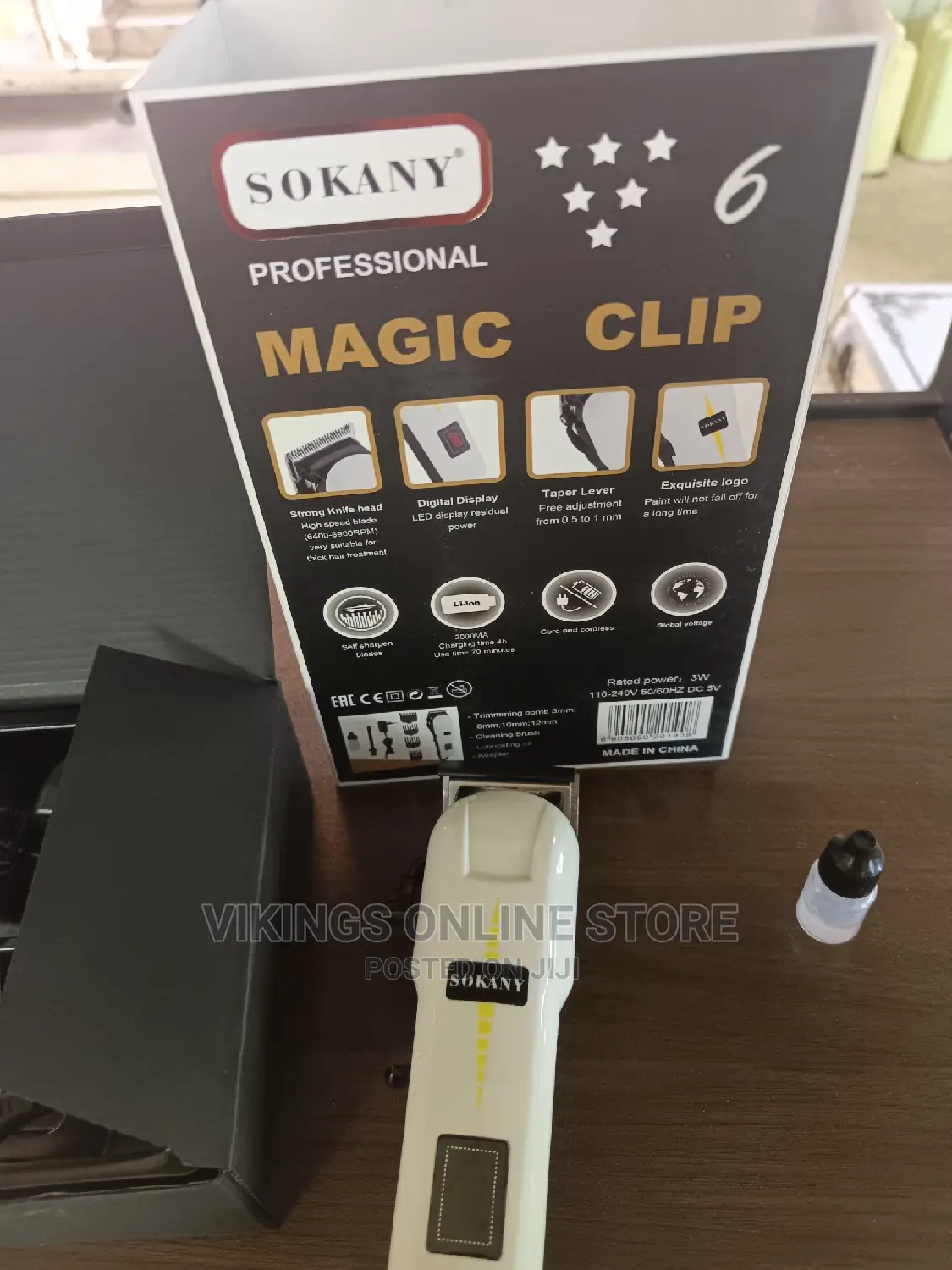 Sokany Rechargeable Hair Trimmer Al809a