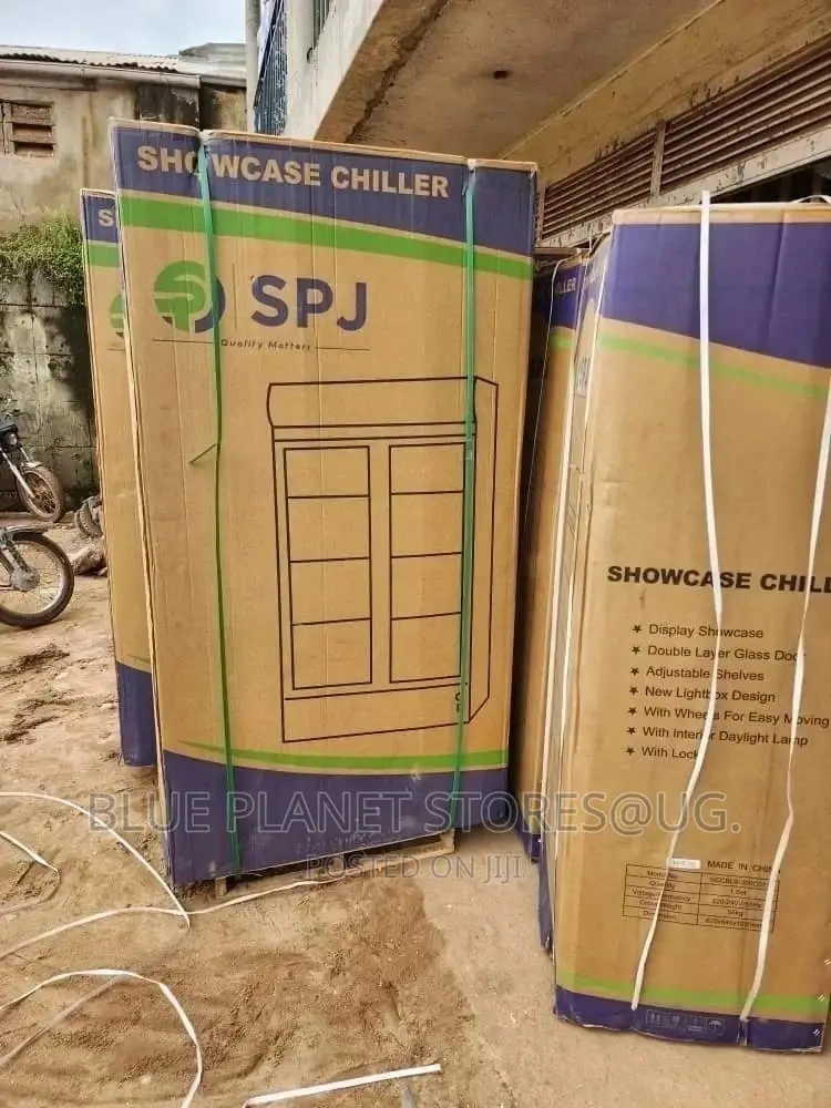 SPJ 830litre Double Slide Door Showcase/Display Refrigerator