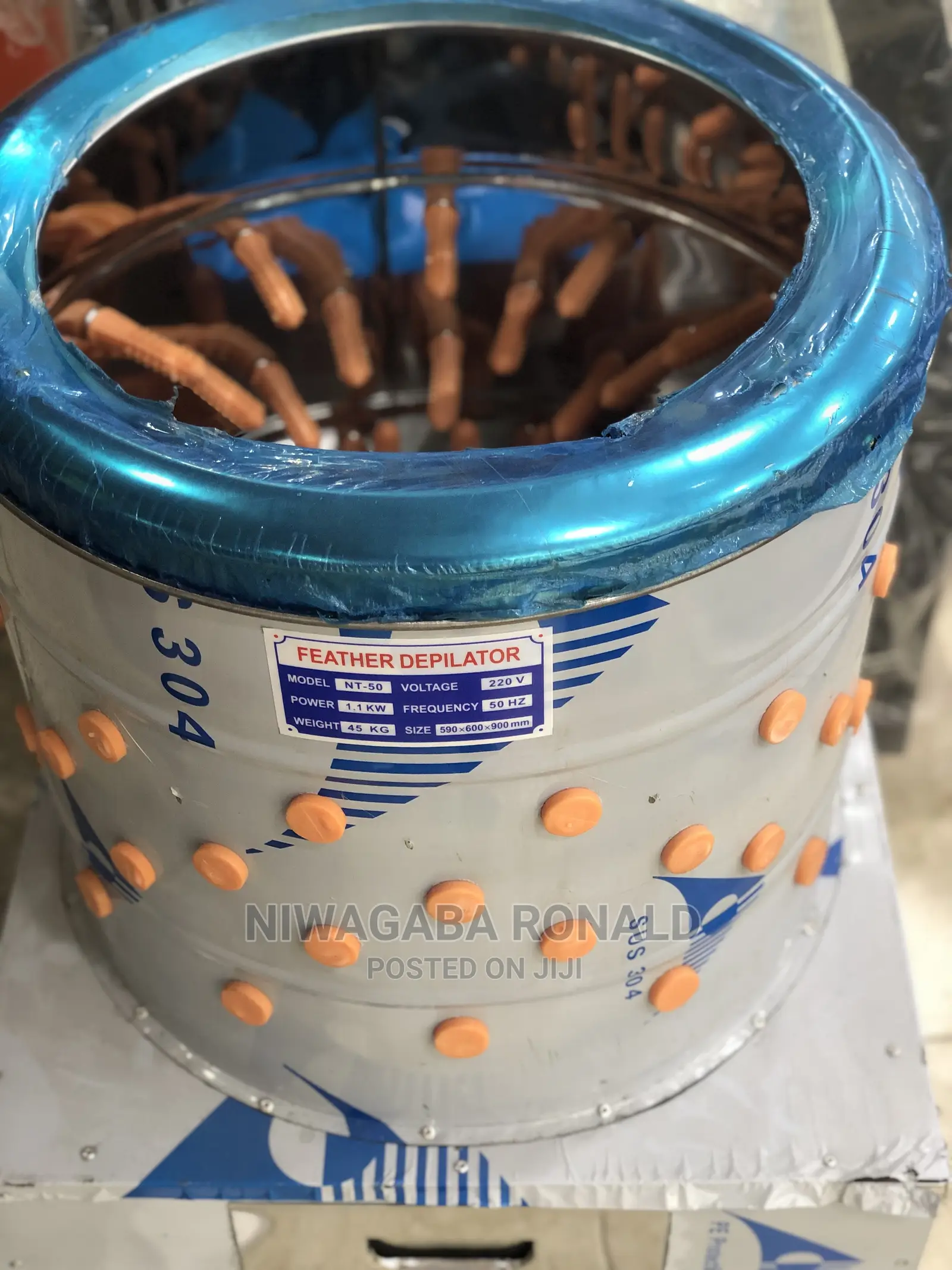 Chicken Depulator Feather Machine