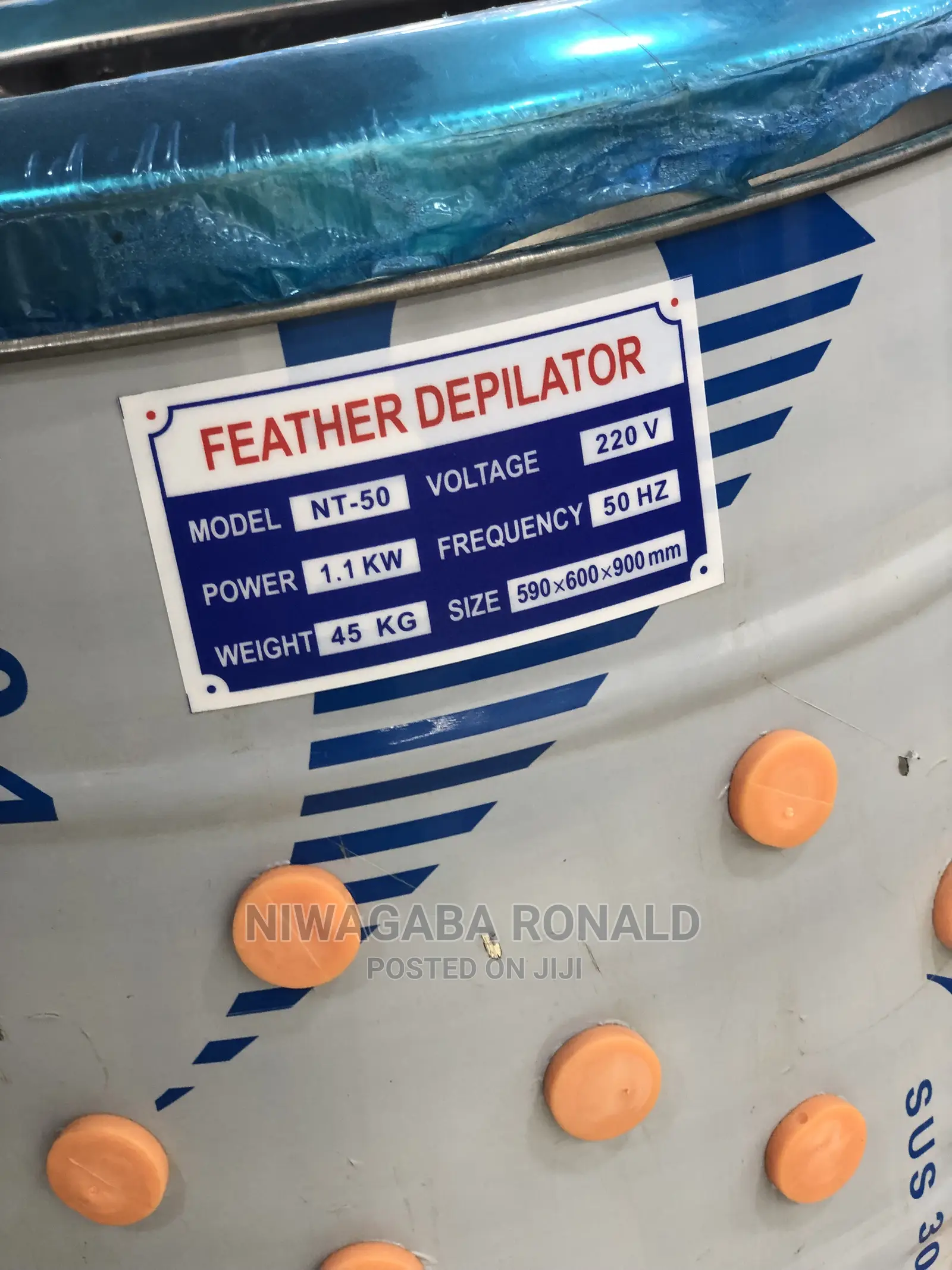 Chicken Depulator Feather Machine