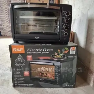 RAF 55litres Electric Oven With Hotplates|| 1800w || R.5317