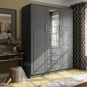 3doors Mahogany Wardrobe