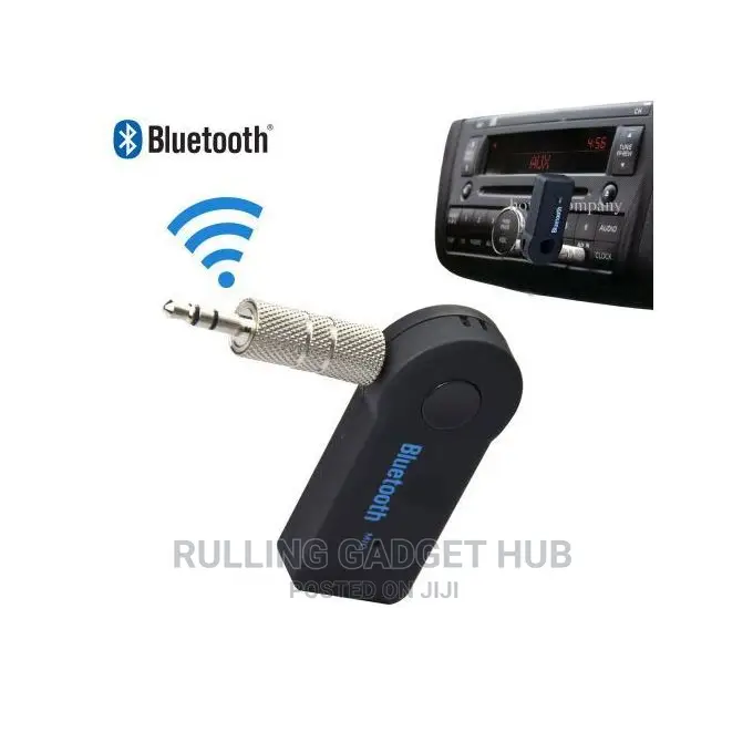 Portable Bluetooth Transmitter Aux Adapter - Black