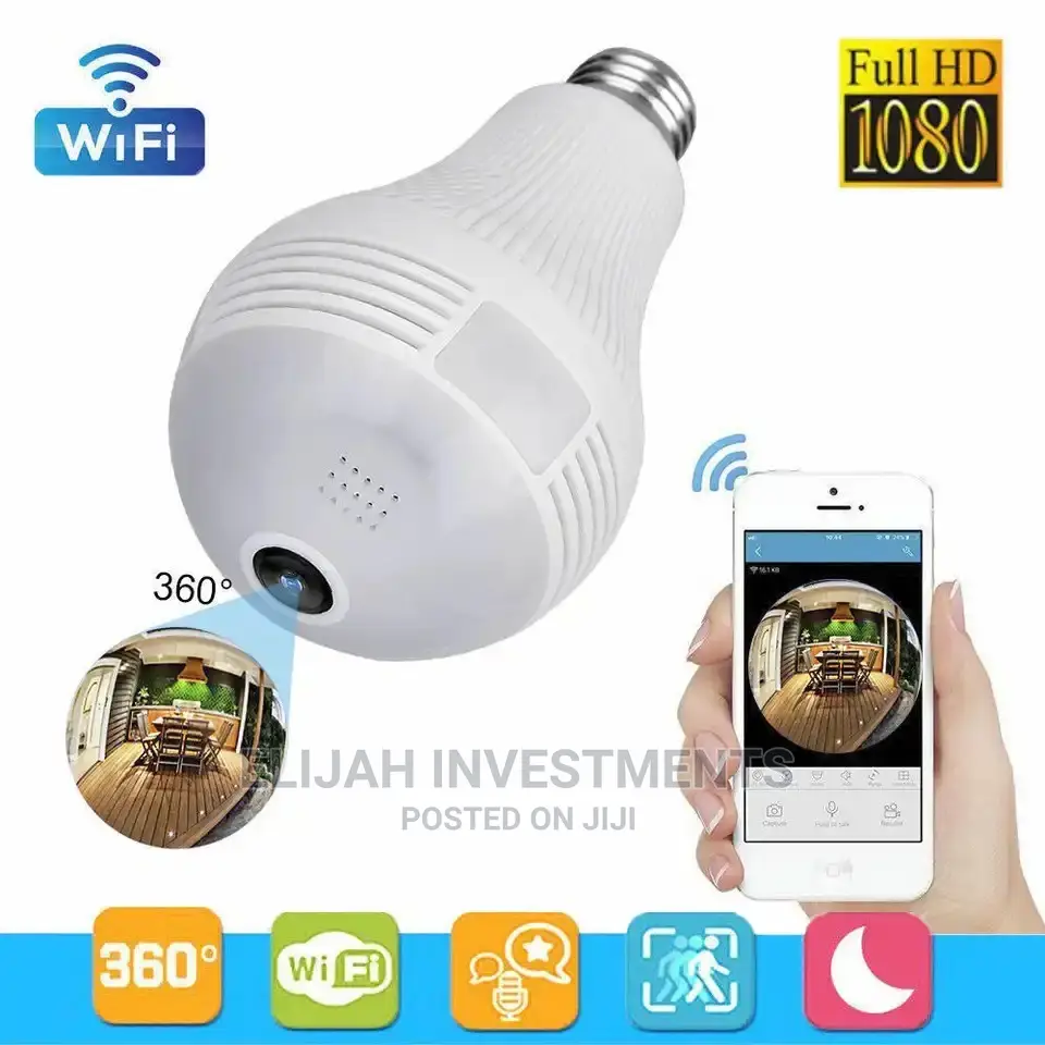 Smart Wireless Bulb Camera