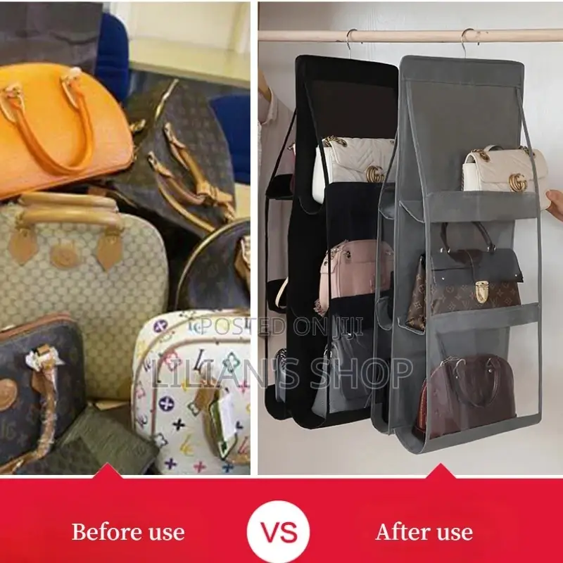 6 Pieces Hanging Store Organizer Bag