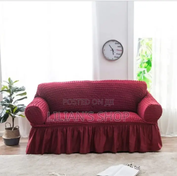 3:1:1 Elastic Sofa Covers Maroon