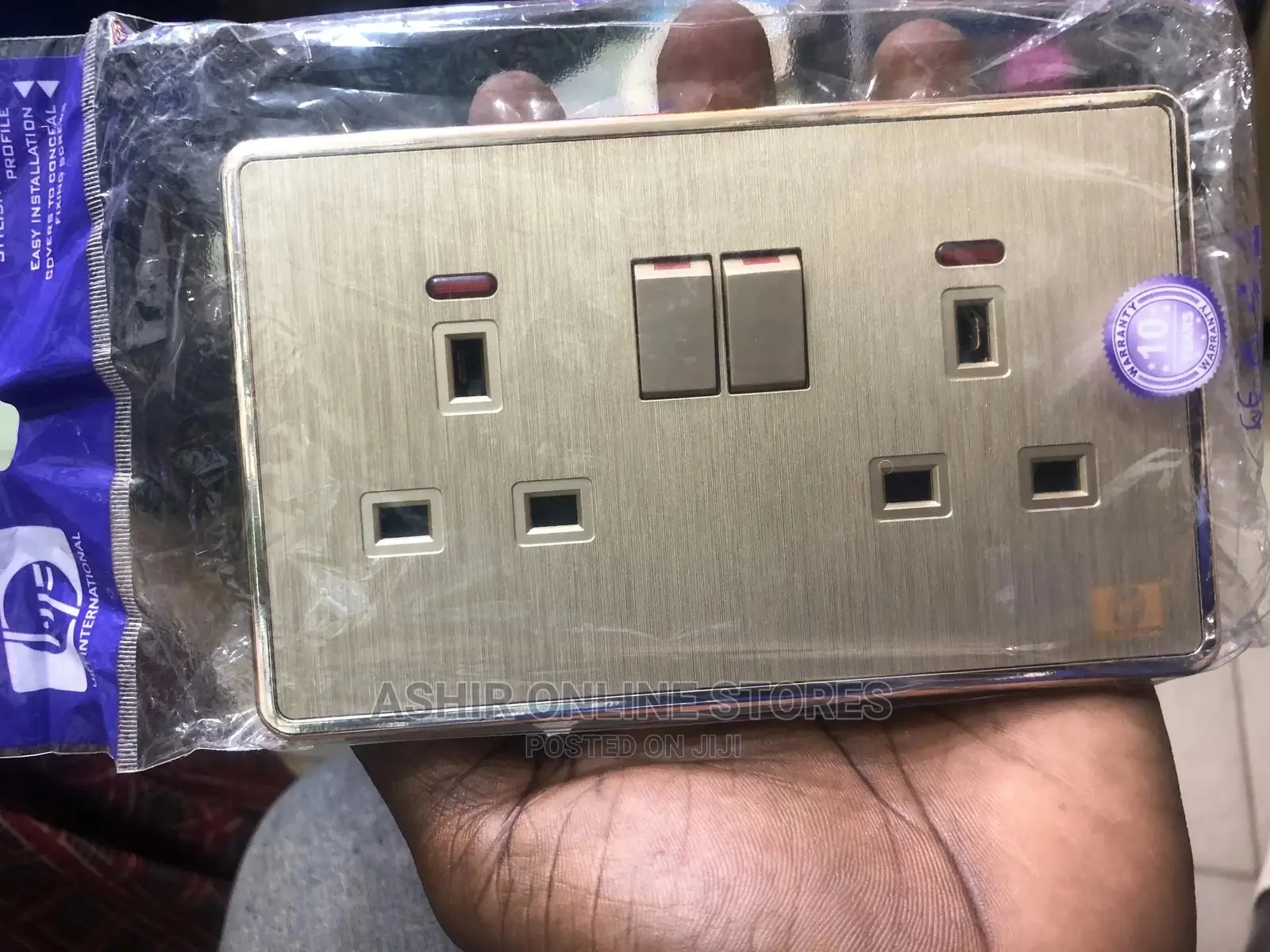 Double Socket for Gold