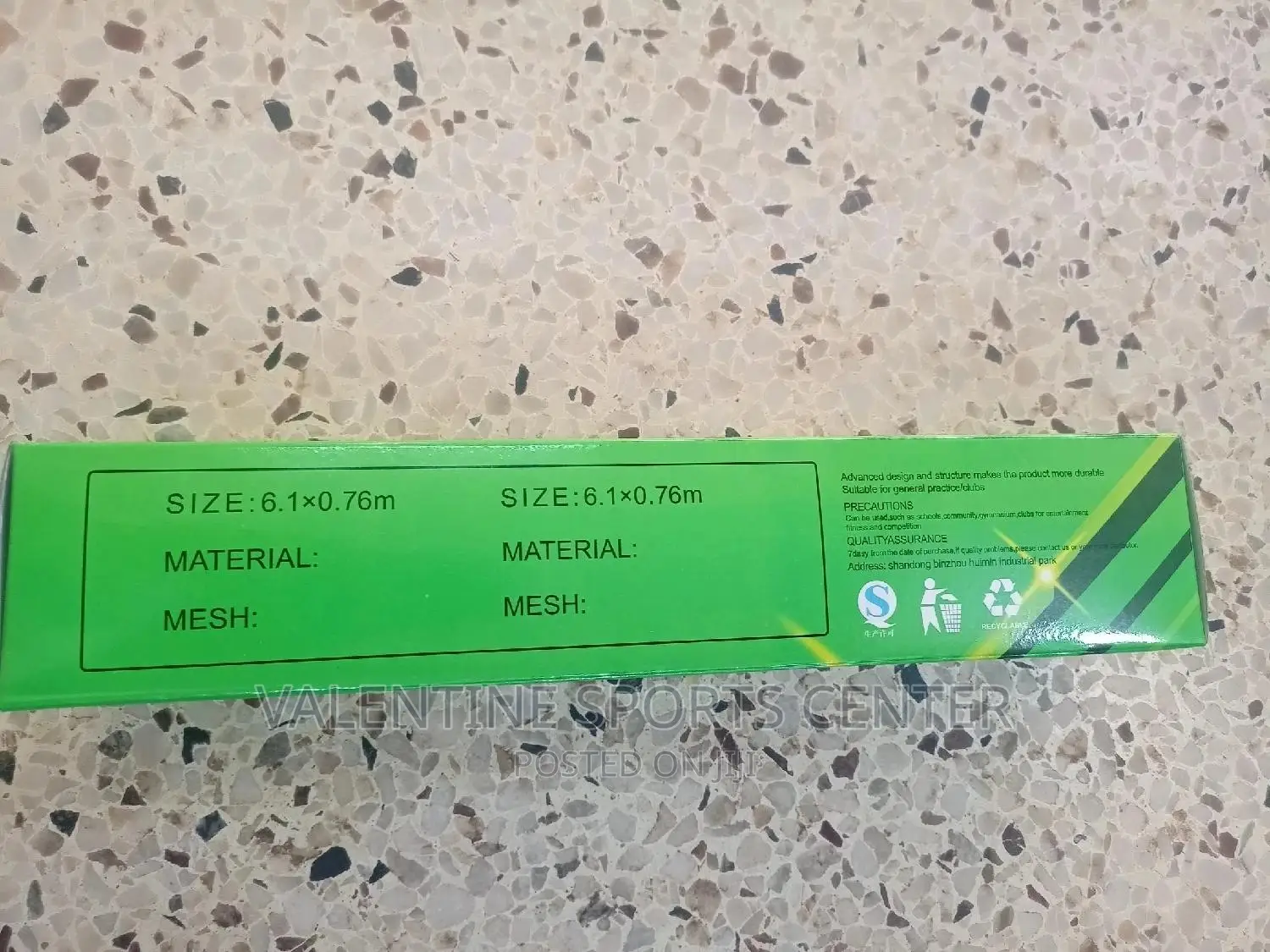 Badminton Net Size: 6.×0.76m Original Material Material Mesh