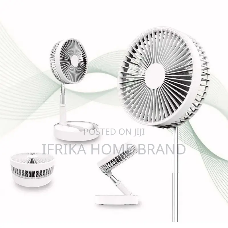 7200MAH Rechargeable Folding FAN Stand Fan Portable