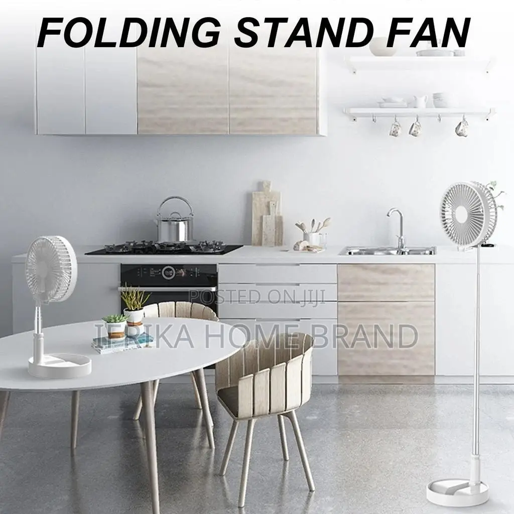 7200MAH Rechargeable Folding FAN Stand Fan Portable