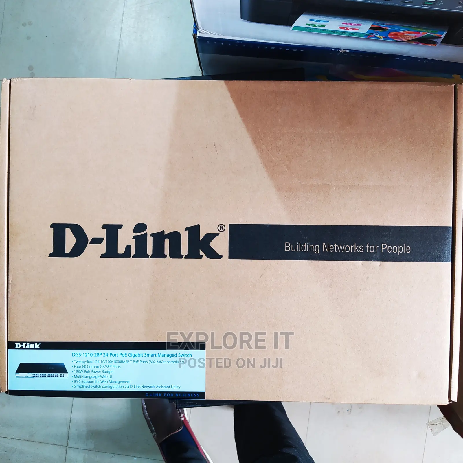 D-Link 24 Port POE Gigabit Smart Managed Switch Dgs-1210-28p