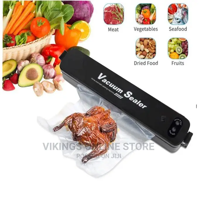 Automatic Vacuum Sealer Machine Food Packing Sealer, Black