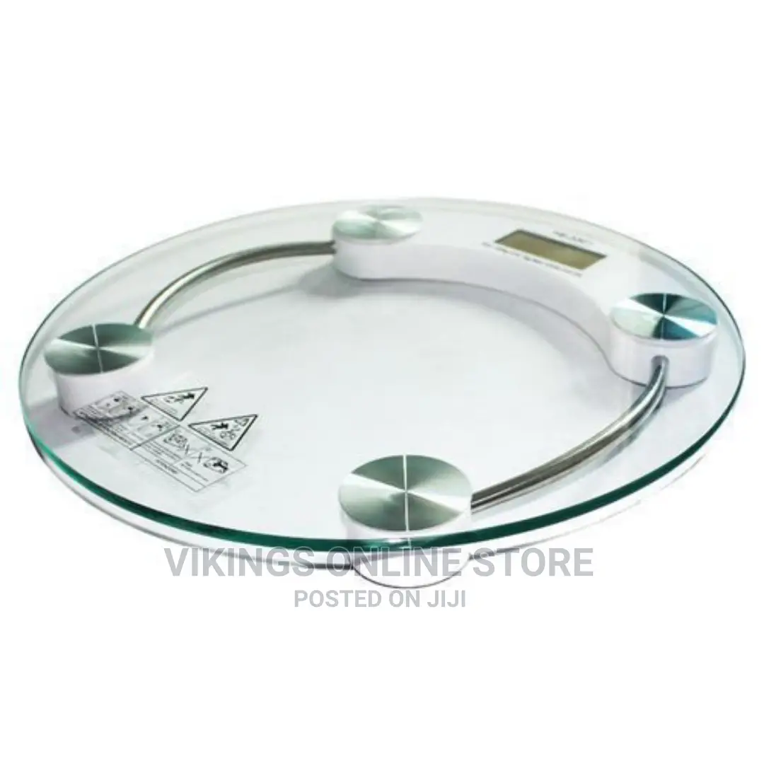 Digital Glass Bathroom Personal Weighing Scale - Clear